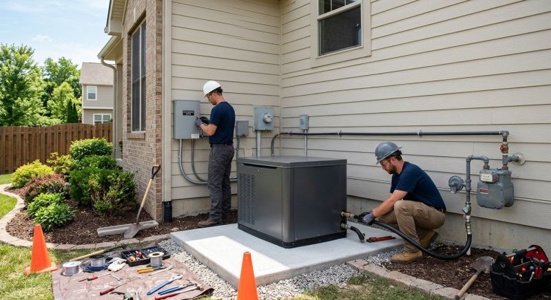 Propane Generator Installation in Conroe, TX